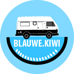 Blauwe Kiwi Camper